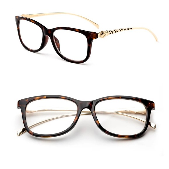 NWOT NEWBEE TORTOISE CAT EYE BIFOCAL READING GLASSES WITH DESIGN ARMS - Picture 1 of 9